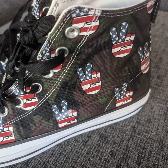 Converse CTAS Camo Peace ✌🏼 All Star High 10 - Picture 3 of 5
